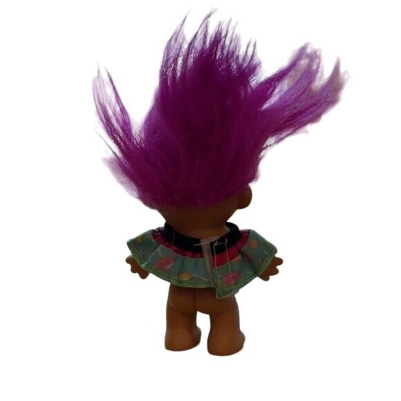 Russ Troll Doll Purple Hair Collectable Action Figure Toy - Picture 2 of 3